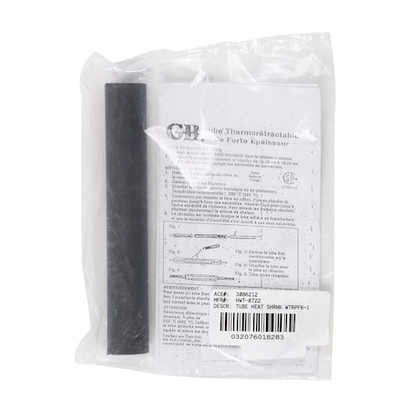 Gb Gardner Bender 3/4 in. D Heat Shrink Tubing Black 1 pk HWT-0722